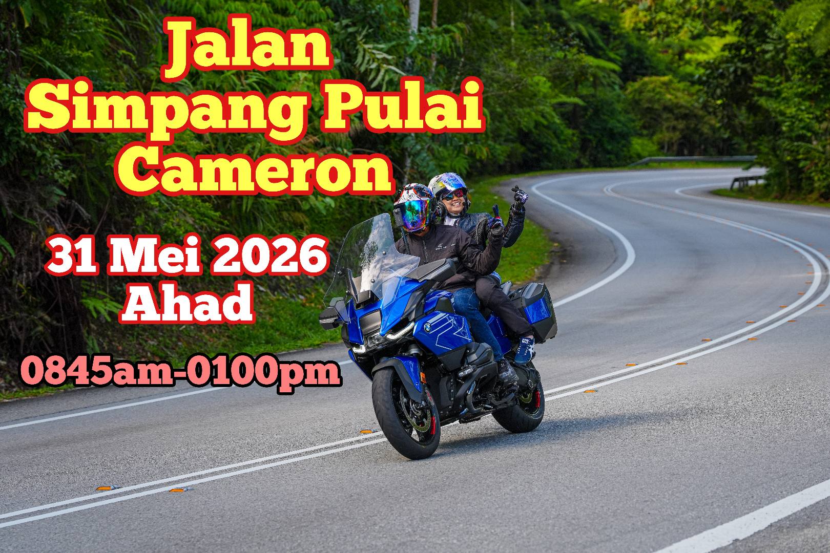 RIDE SANTAI SIMPANG PULAI-CAMERON (AHAD) 31 MEI 2026
