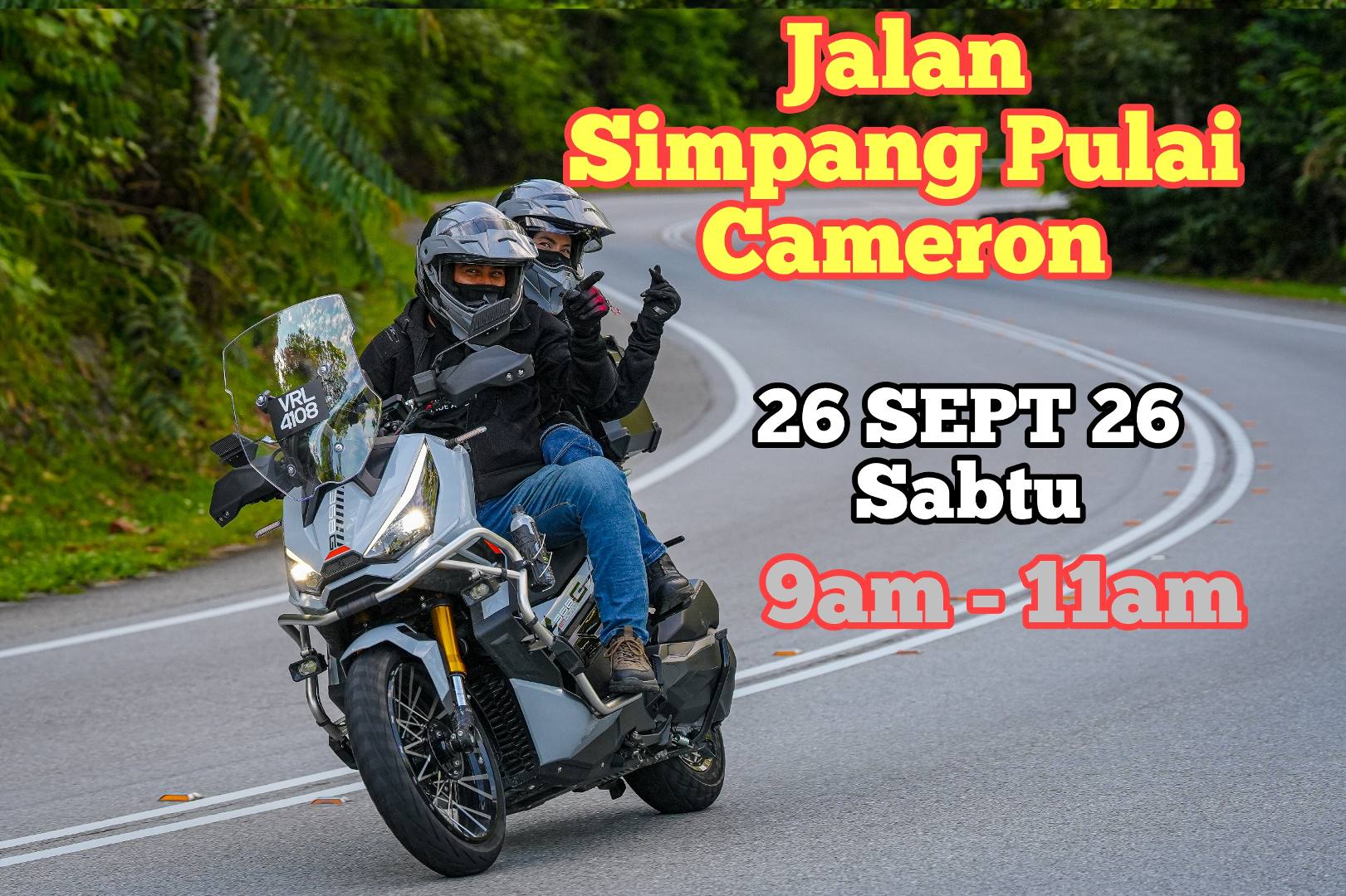 RIDE SANTAI SIMPANG PULAI-CAMERON (SABTU) 26 SEPT 2026