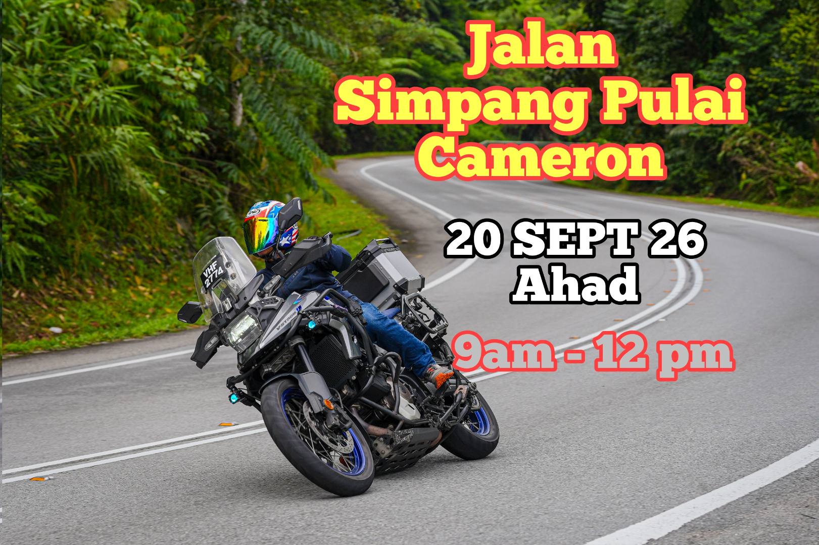 RIDE SANTAI SIMPANG PULAI-CAMERON (AHAD) 20 SEPT 2026