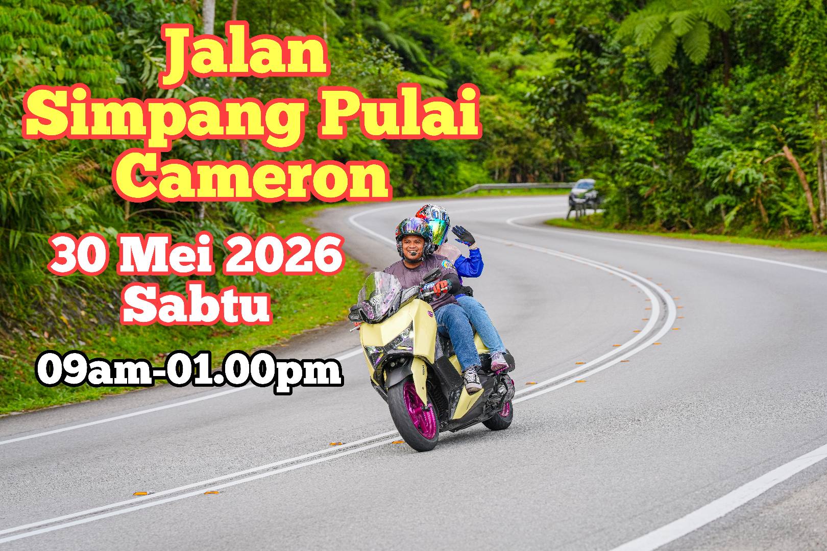 RIDE SANTAI SIMPANG PULAI-CAMERON (SABTU) 30 MEI 2026